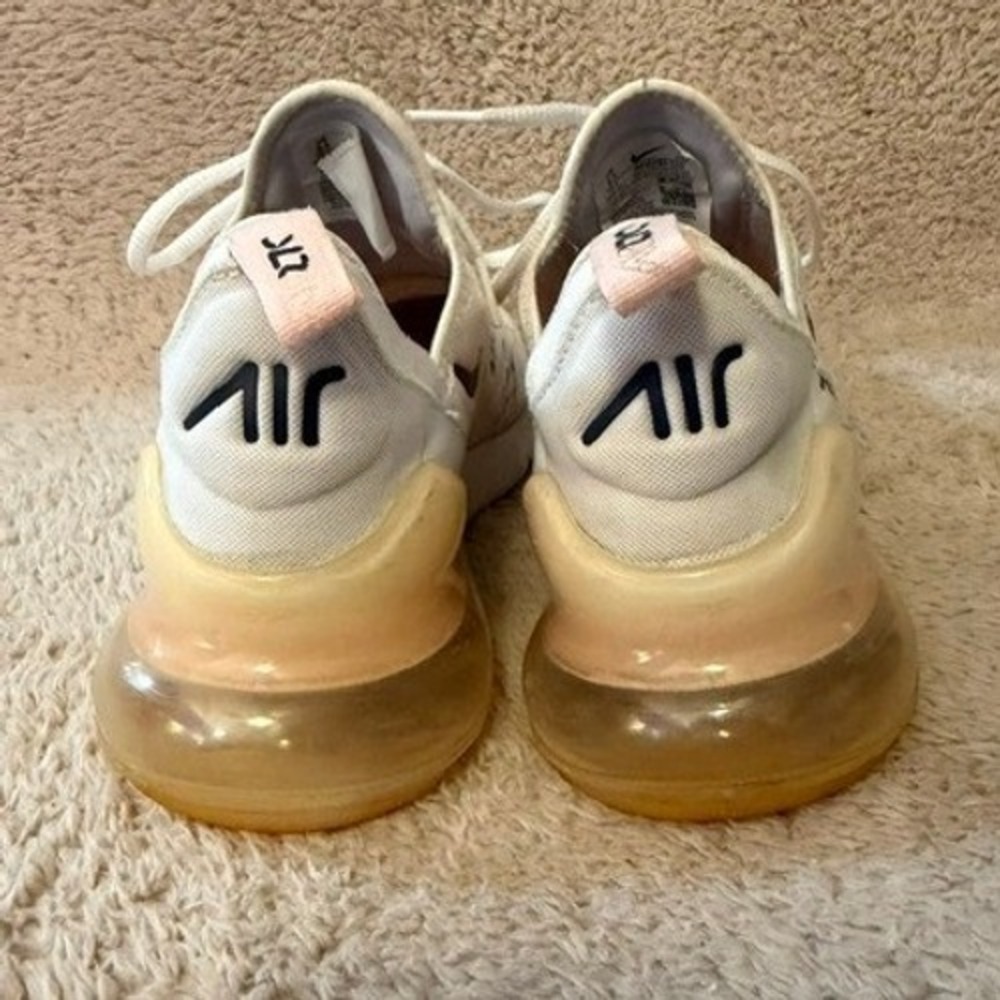 Nike Air Max 270 Sail White Pink AH6789-110 Womens Size 8.5 Shoes Sneakers - Picture 5 of 10